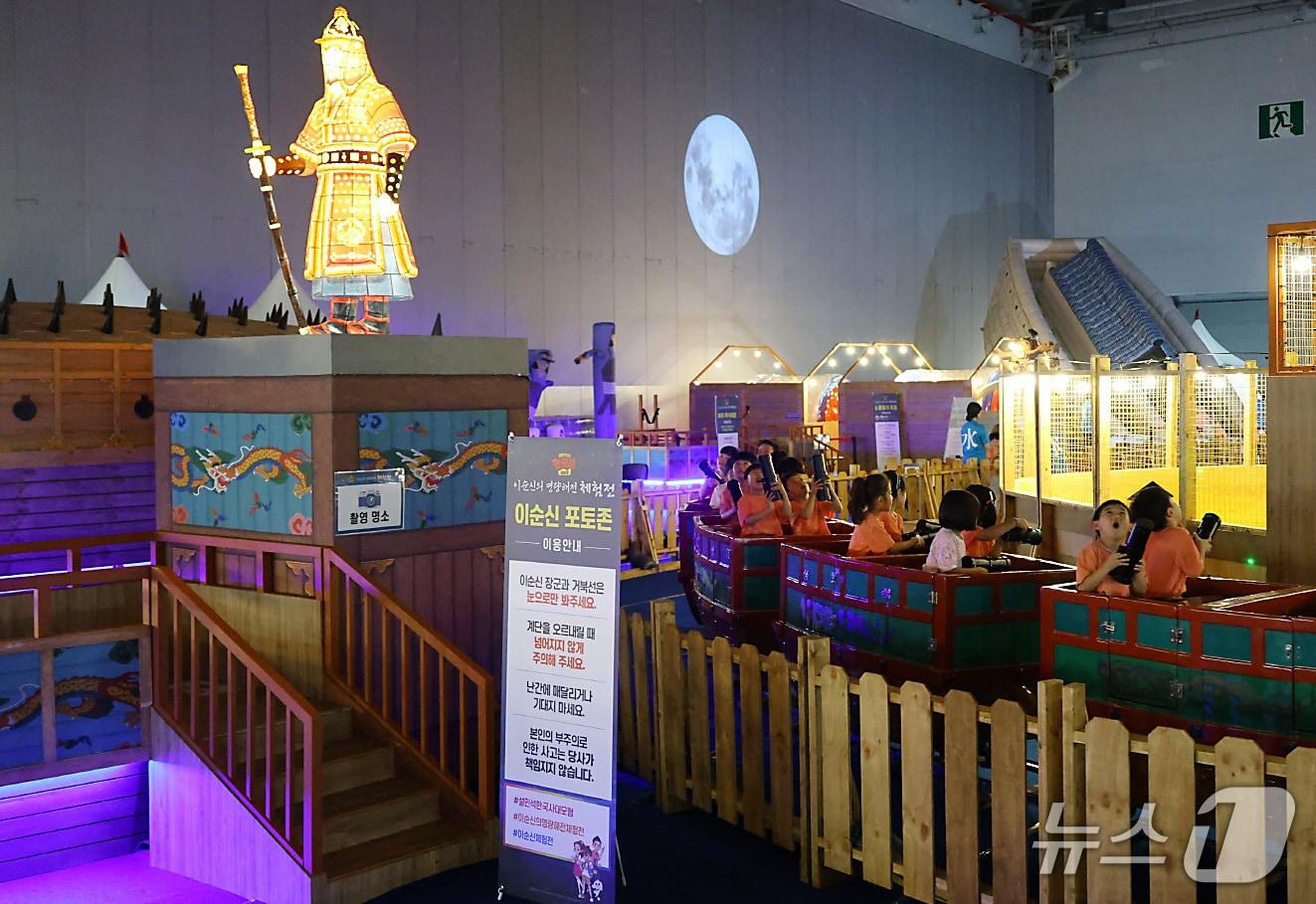 본문 이미지 - '설민석의 한국사 대모험:이순신의 명량해전' 체험전이 8월 17일까지 대구 엑스코에서 열린다. (엑스코 제공. 재판매 및 DB금지)