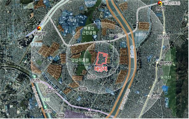 본문 이미지 - 동대문구 장안동 134-15 일대(서울시 제공)