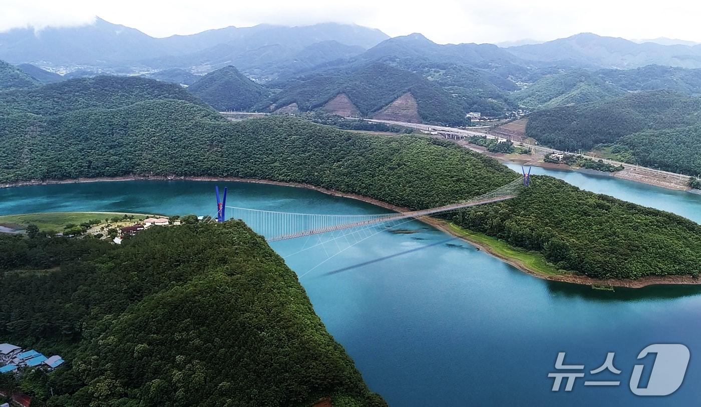 옥천군 장계지구 생태탐방길 조성사업 조감도&#40;옥천군 제공, 재판매 및 DB금지&#41; /뉴스1