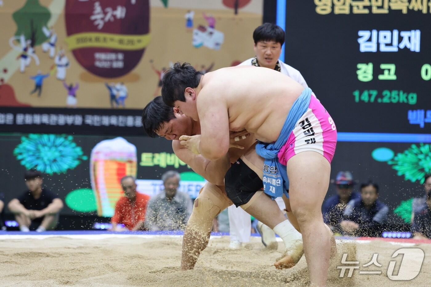 지난해 민속씨름 보은장사씨름대회 장면(보은군 제공, 재판매 및 DB금지) /뉴스1 