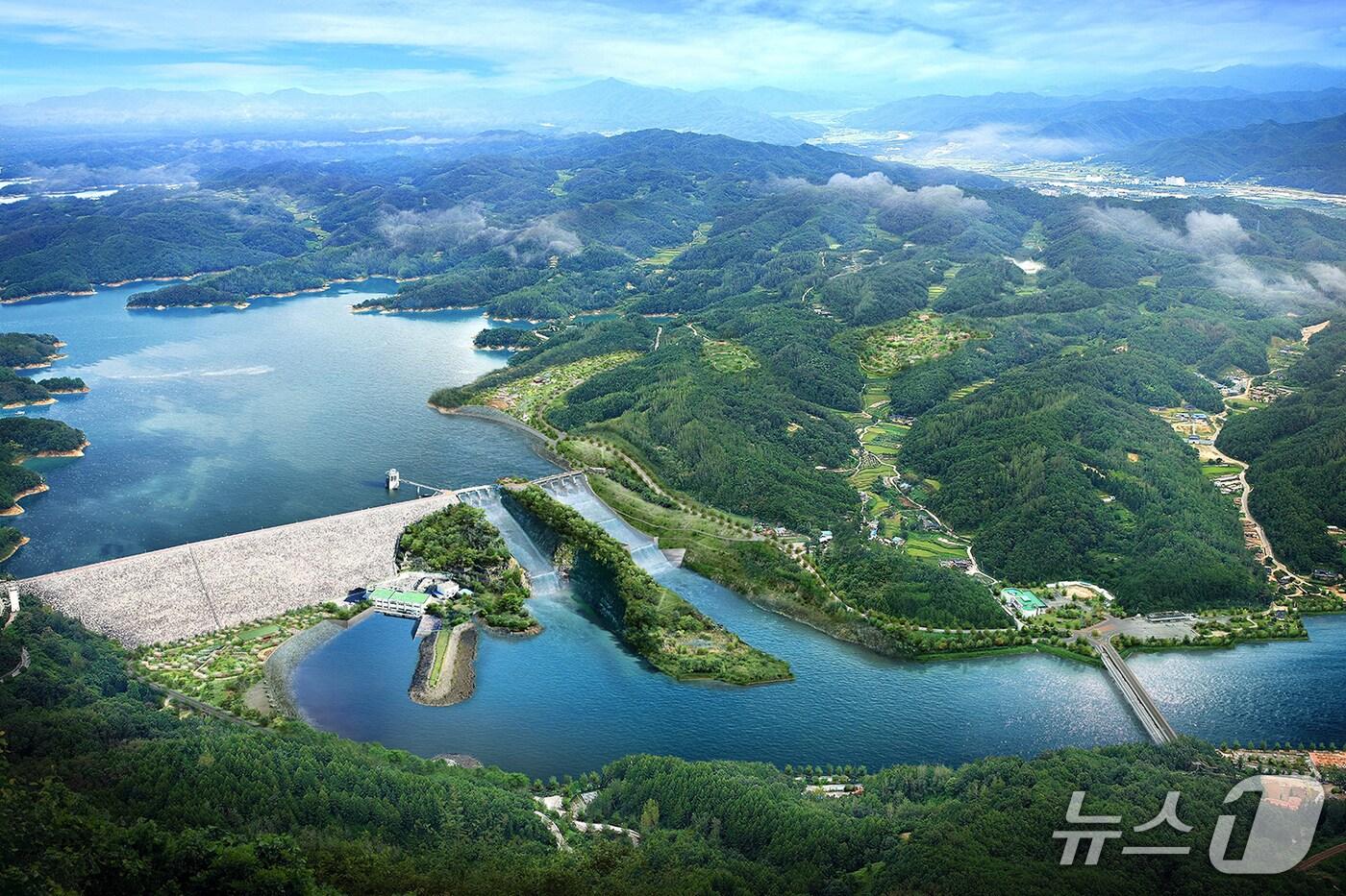 안동댐  전경 (안동시 제공. 재판매 및 DB 금지)2025.7.2/뉴스1