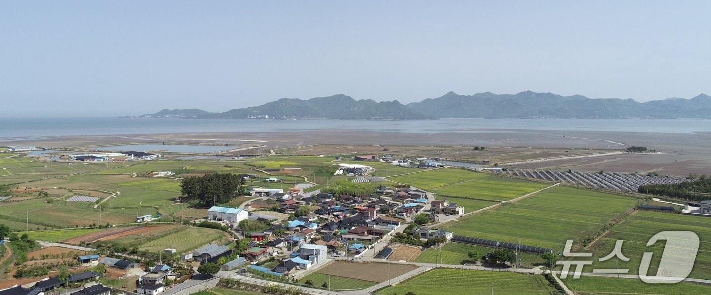 전북 고창군 심원면 두어마을 전경.&#40;전북도 제공. 재판매 및 DB금지&#41;/뉴스1