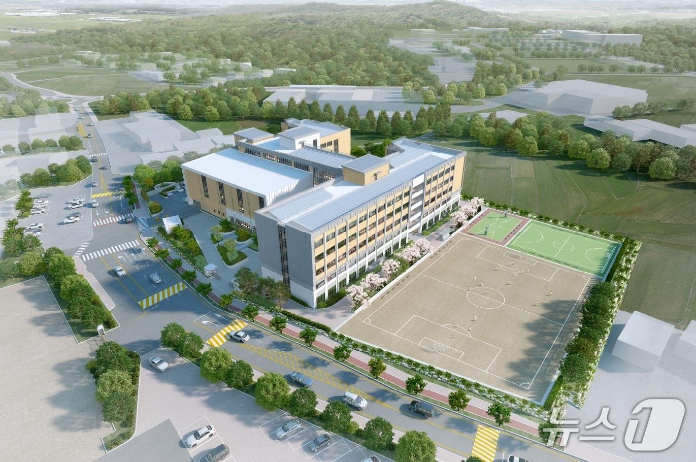 본문 이미지 - 탕정2고 조감도.&#40;아산시청 제공. 재판매 및 DB금지&#41;