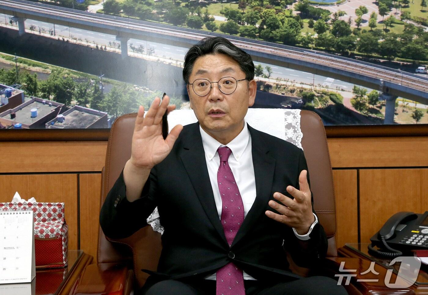 홍태용 김해시장.&#40;김해시 제공. 재판매 및 DB금지&#41;