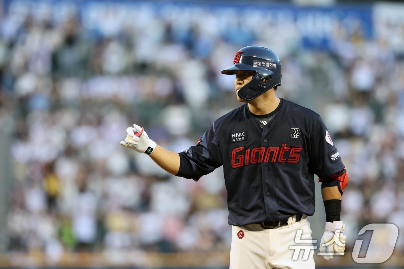 본문 이미지 - 롯데 자이언츠 김민성. ⓒ 뉴스1 이승배 기자