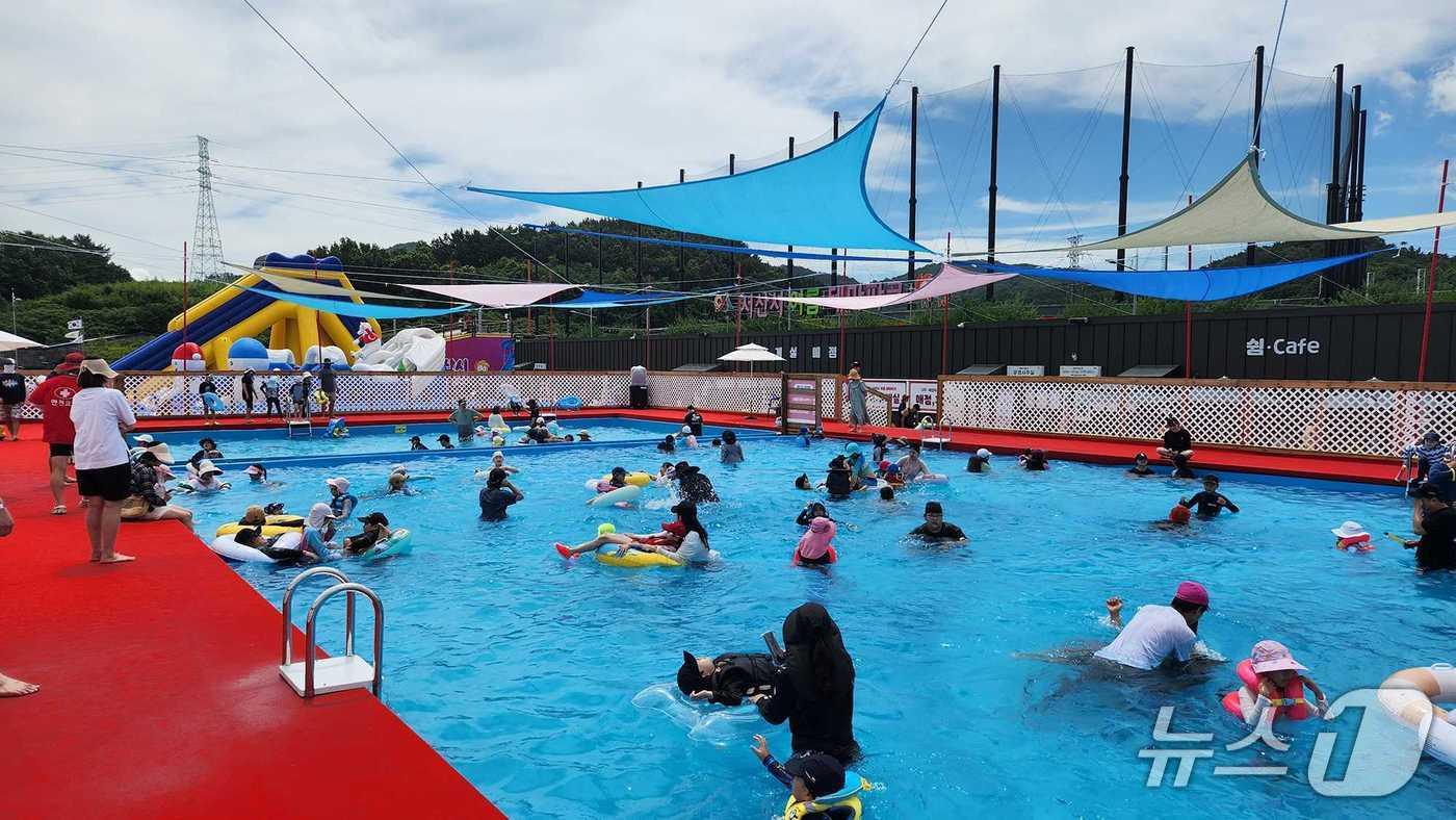 지난 20일 촬영된 여름 테마파크 모습(서산시 제공. 재판매 및 DB금지)2025.7.21/뉴스1