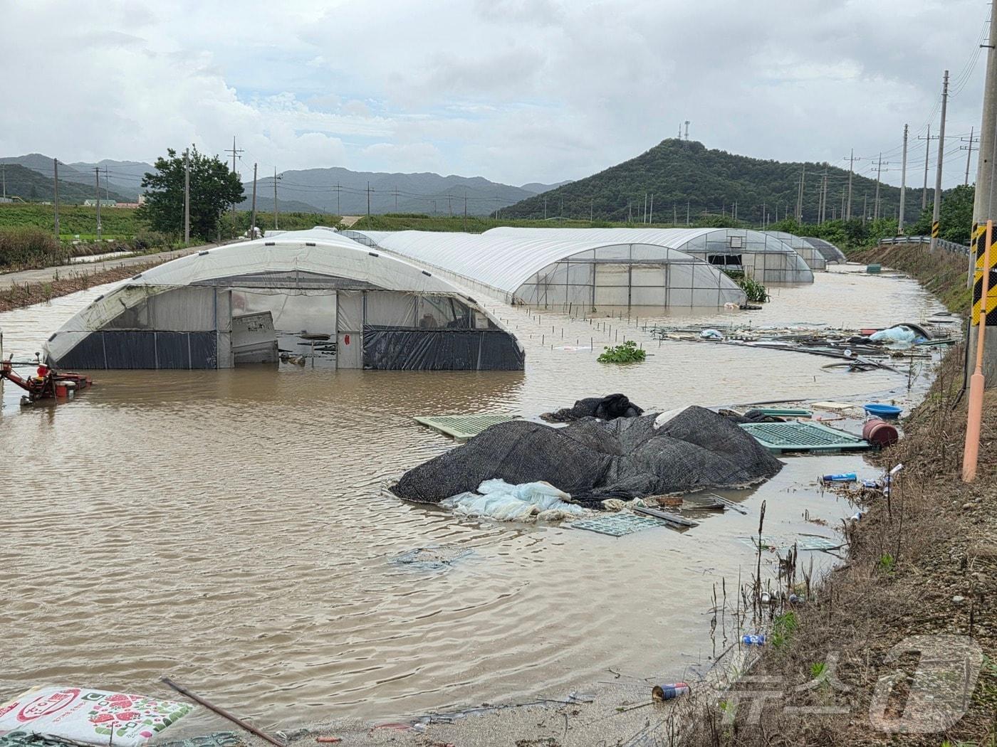 본문 이미지 - 전남 영광 수해 피해 현장.&#40;영광군 제공. 재배포 및 DB 금지&#41;