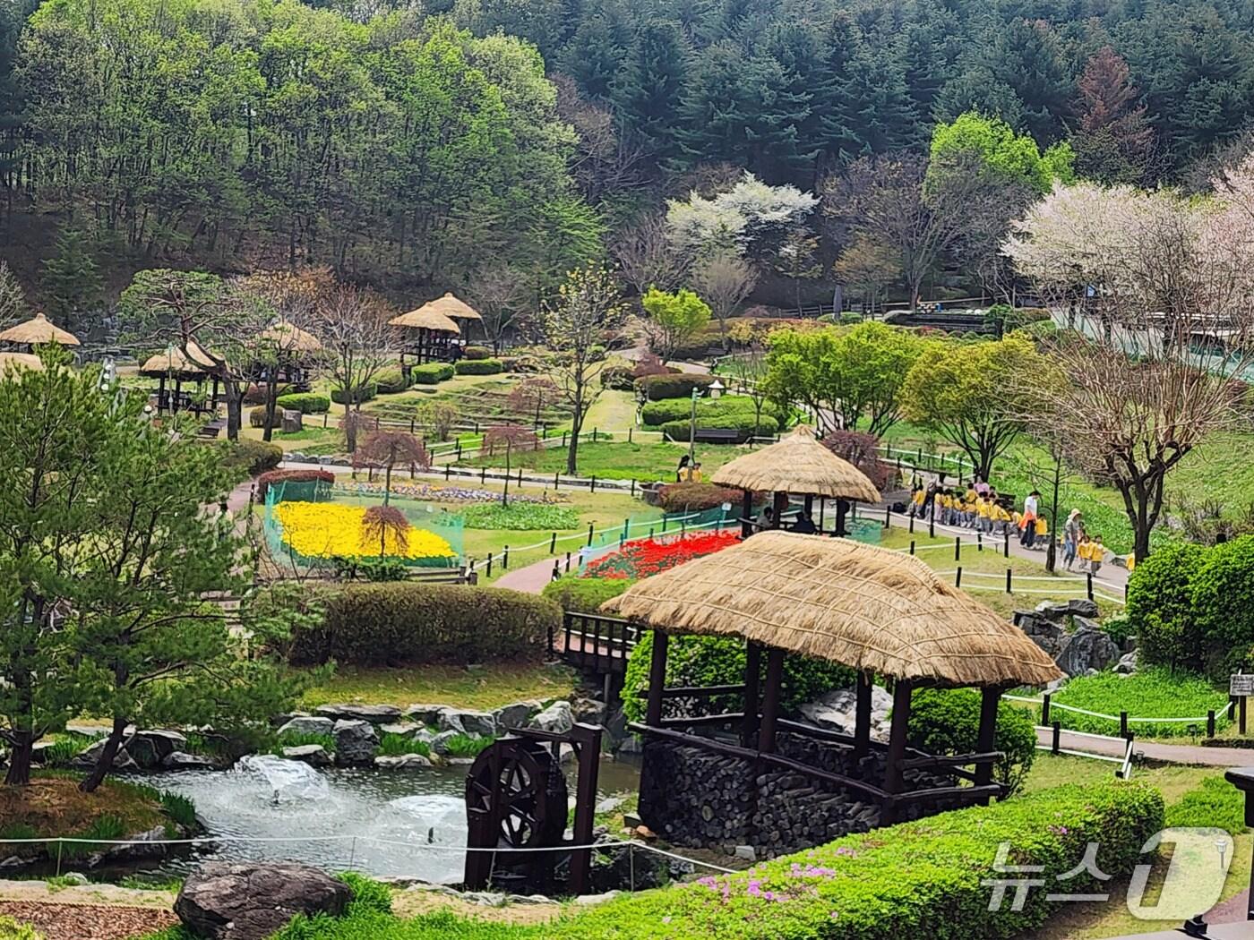 본문 이미지 - 용인농촌테마파크 여름철 전경.(용인시 제공)