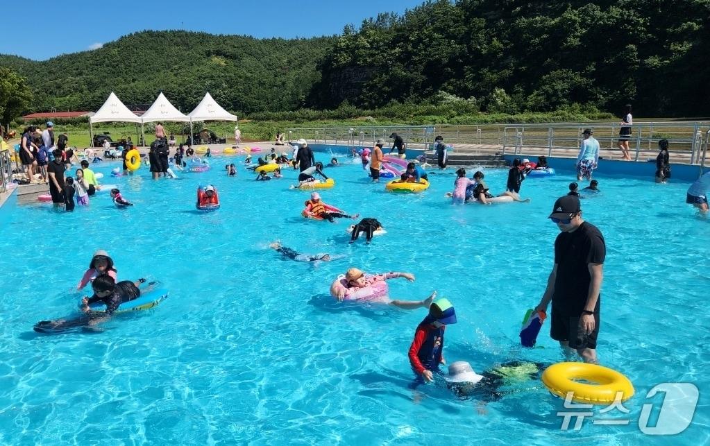 본문 이미지 - 영천시 임고강변 물놀이장(영천시 제공. 재판매 및 DB금지)/뉴스1