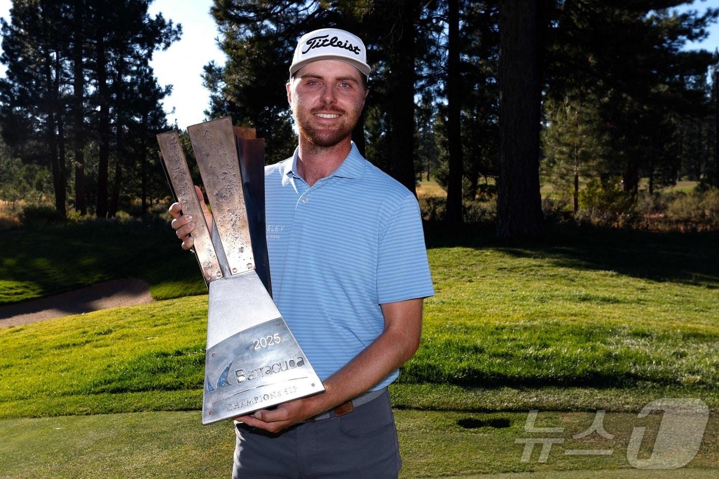 미국프로골프(PGA) 투어 첫 우승을 차지한 라이언 제라드.  ⓒ AFP=뉴스1