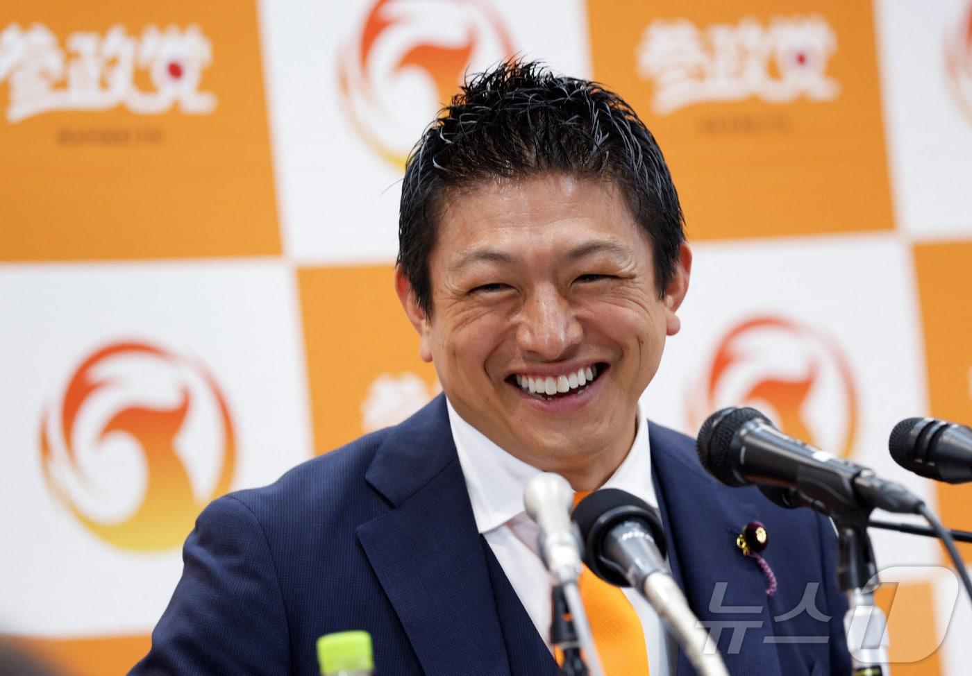 일본 야당 참정당의 대표인 가미야 소헤이. ⓒ 로이터=뉴스1 ⓒ News1 권영미 기자