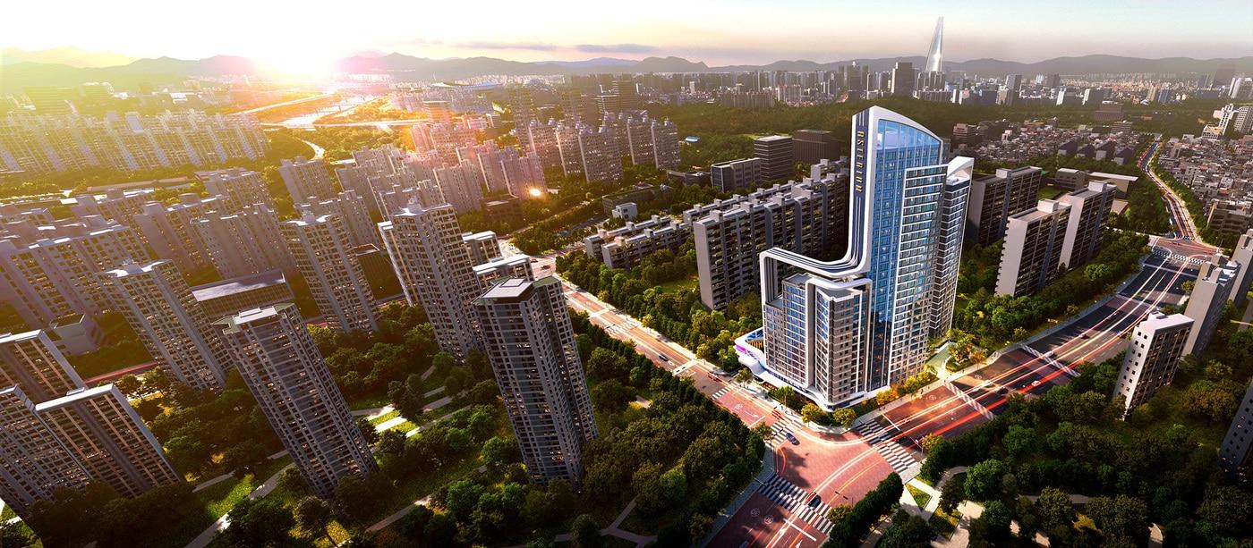 개포 현대4차 가로주택정비사업 조감도. /동부건설 제공 