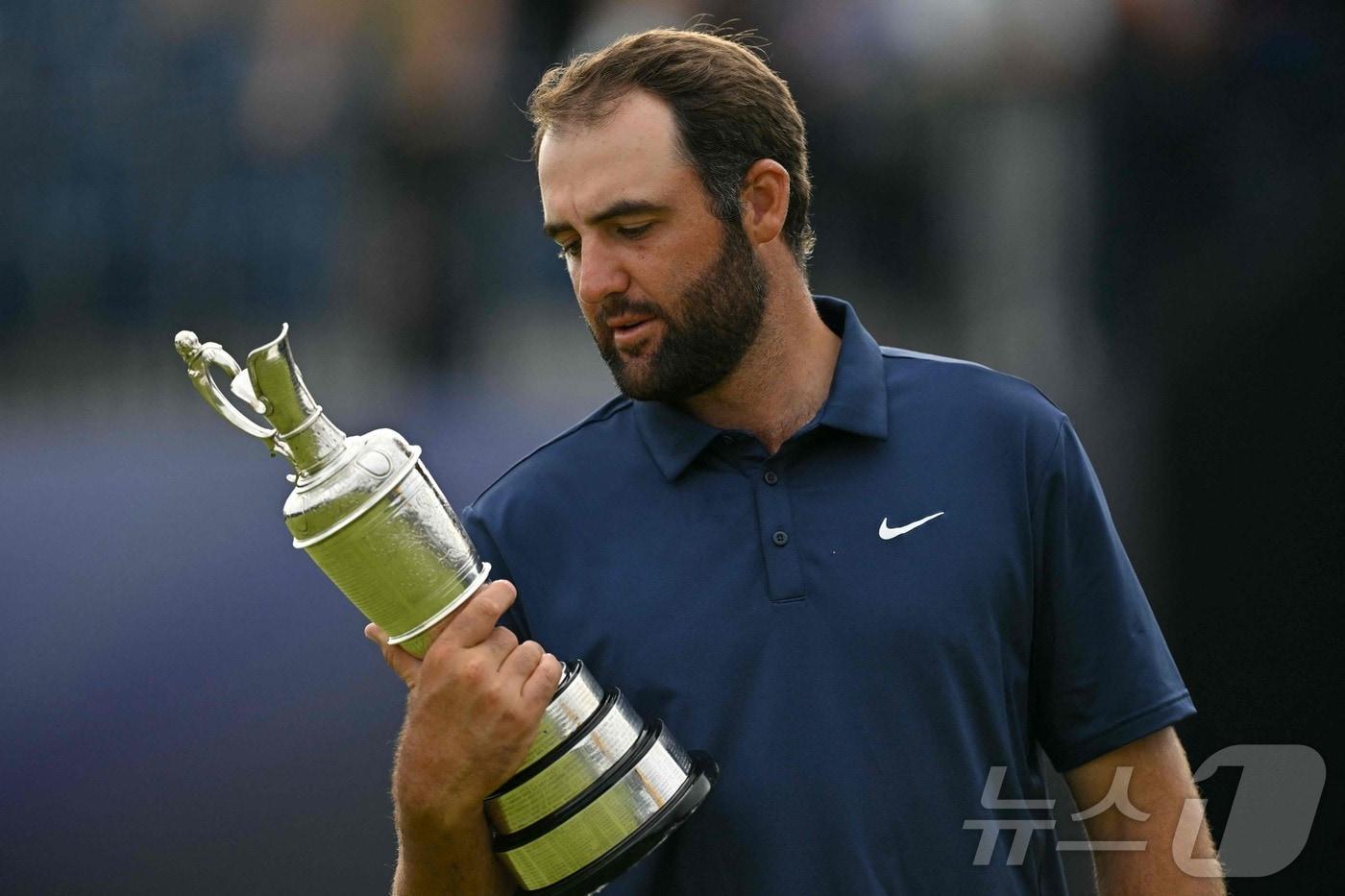 디오픈 챔피언십에서 우승한 스코티 셰플러&#40;미국&#41;. ⓒ AFP=뉴스1