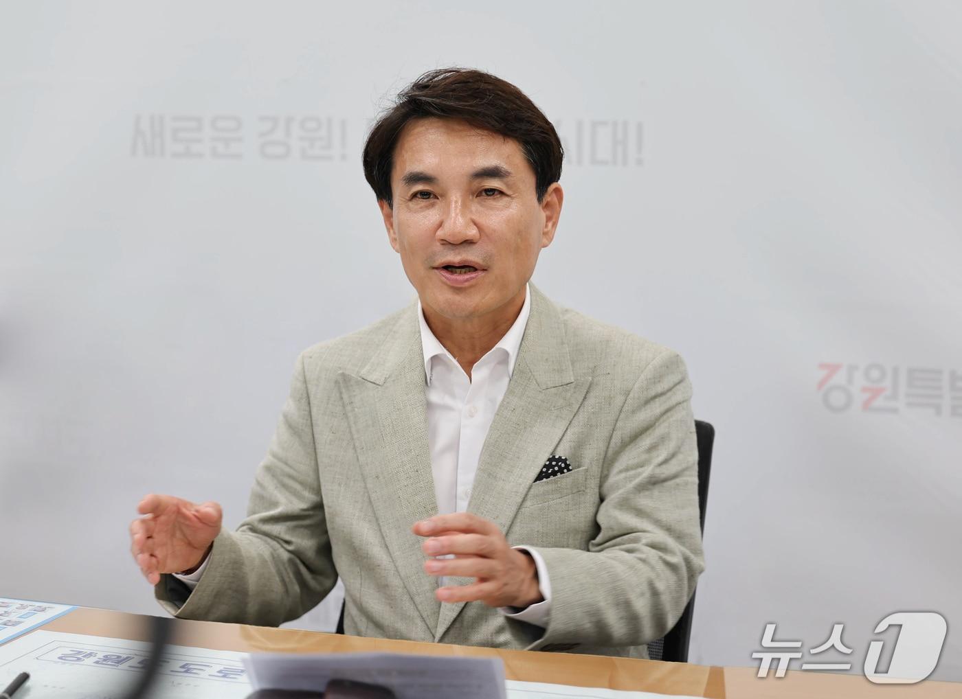 본문 이미지 - 김진태 강원도지사./뉴스1