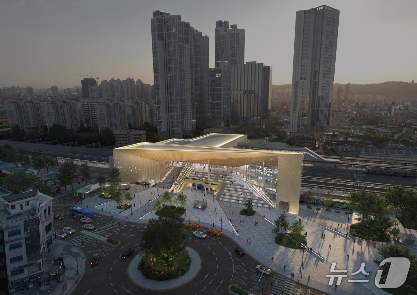 천안역 증개축 사업 조감도. (천안시청 제공. 재판매 및 DB금지)