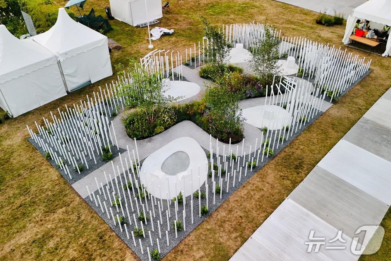 본문 이미지 - 한국의 정원작가 팀이 출품한 ‘정원이 속삭이다(Garden Whispers)’(한국수목원정원관리원 제공.재판매 및 DB금지) /뉴스1