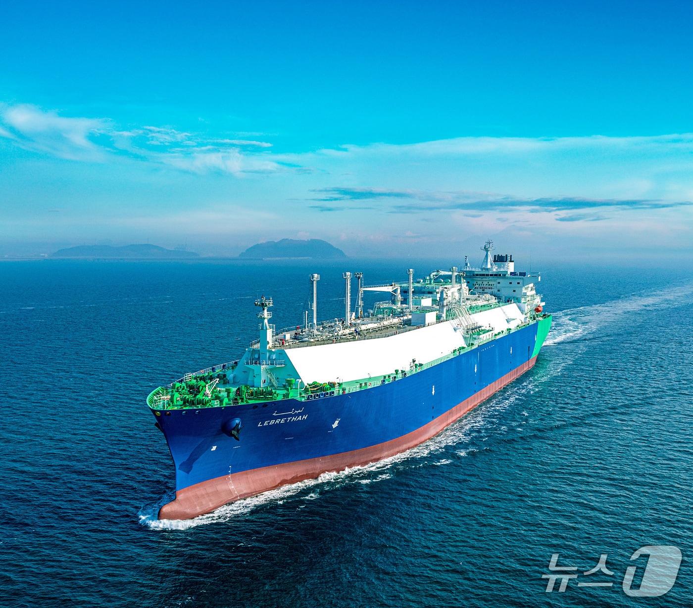 본문 이미지 - 한화오션이 건조한 200번째 LNG운반선(한화오션 제공)