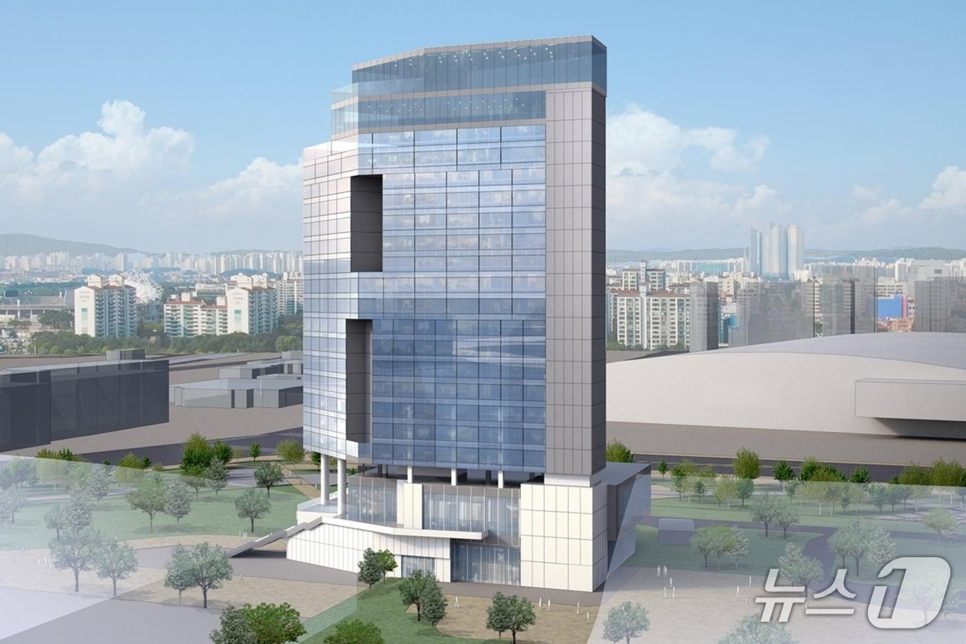 노보텔 앰배서더 킨텍스 호텔 조감도. (킨텍스 제공, 재판매 및 DB금지)