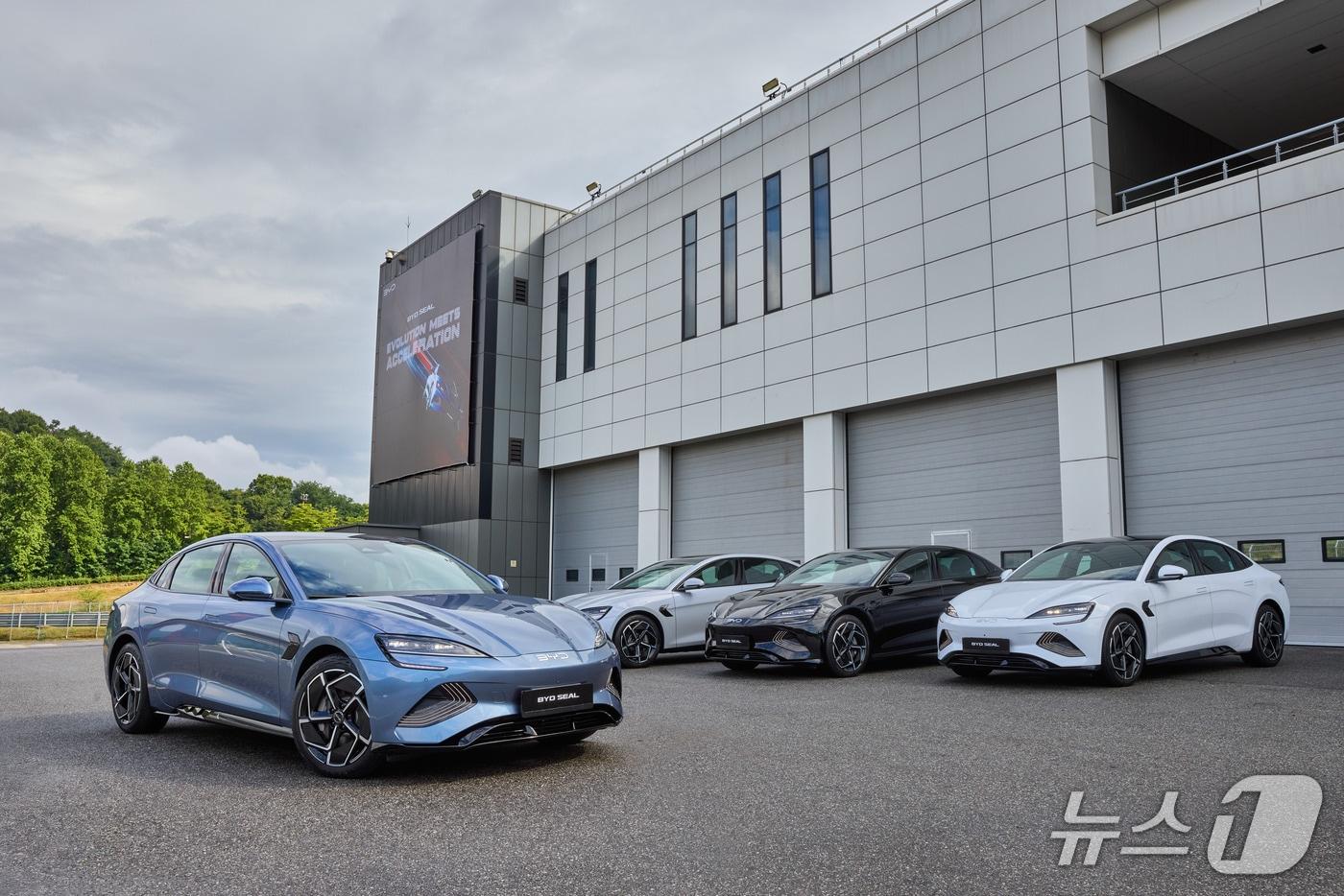 BYD코리아가 출시한 전기 세단 씰의 모습.(BYD 제공) 