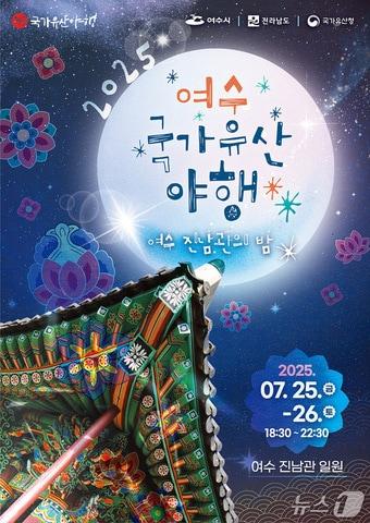 본문 이미지 -  '2025 여수 국가유산 야행' 포스터