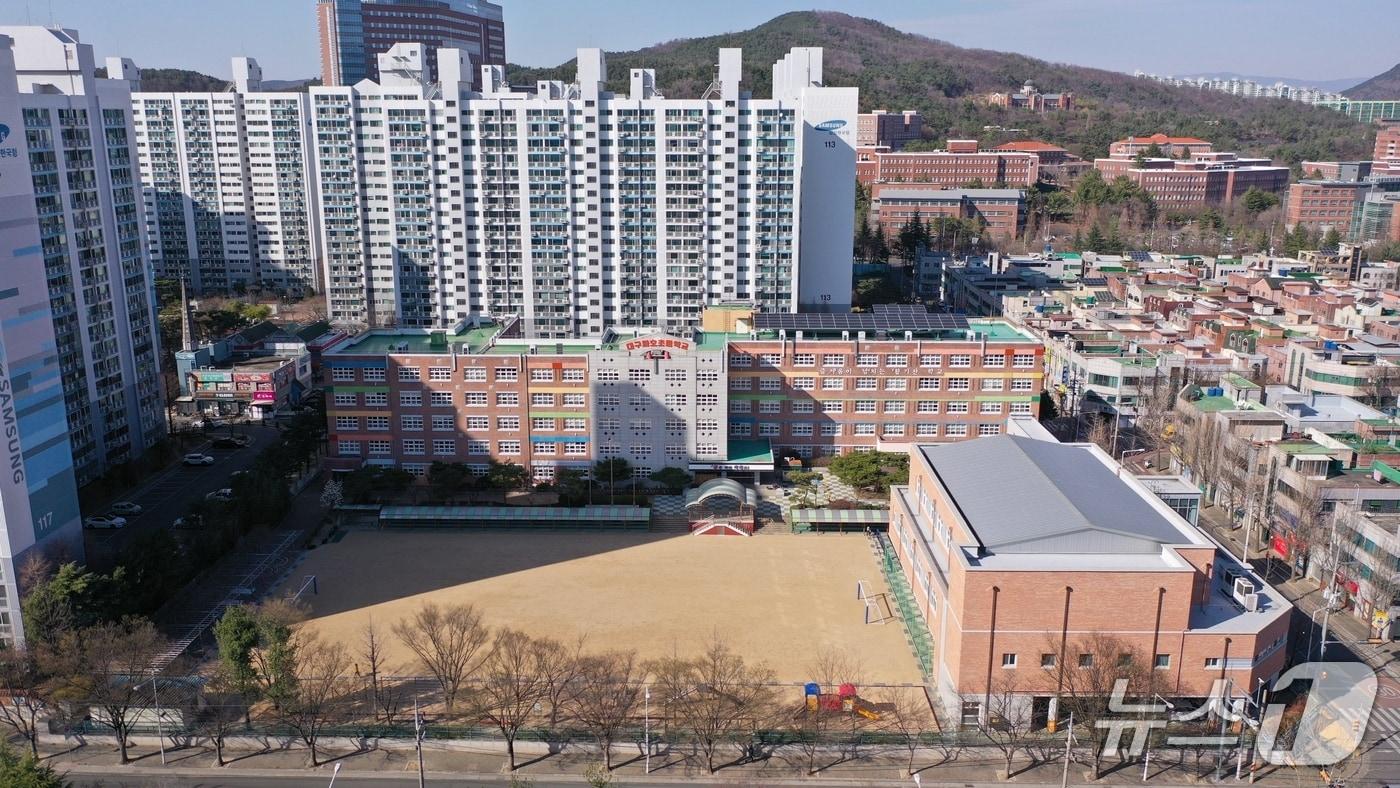 대구교육청은 22일 달서구 파호·호산지역 교육환경 개선을 위한 학교 재구조화에 나선다고 밝혔다. 사진은 통폐합되는 파호초등학교 전경. (대구교육청 제공. 재판매 및 DB 금지)/뉴스1