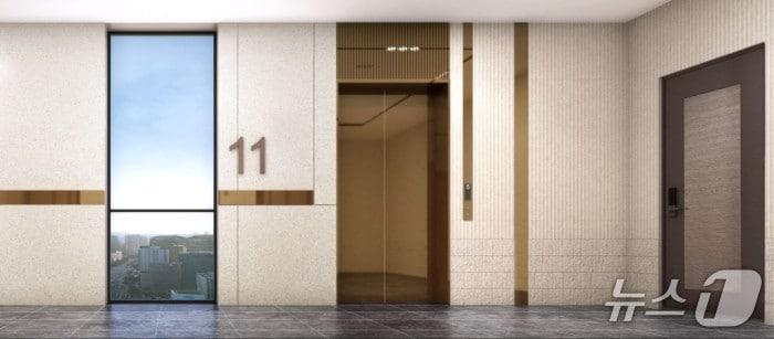 본문 이미지 -  대우건설 &#39;프라이빗 엘리베이터&#39; 예시 이미지 &#40;대우건설 제공&#41;