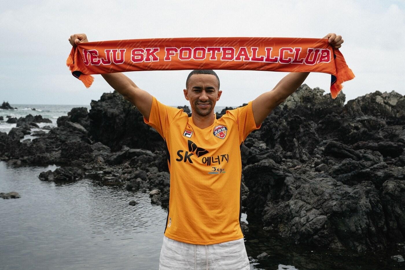 제주에 입단한 티아고(제주 제공)
