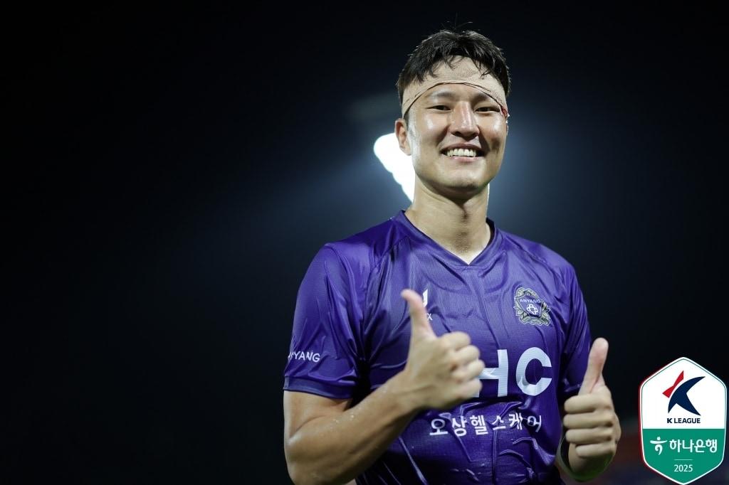 본문 이미지 - FC안양의 권경원(한국프로축구연맹 제공) 