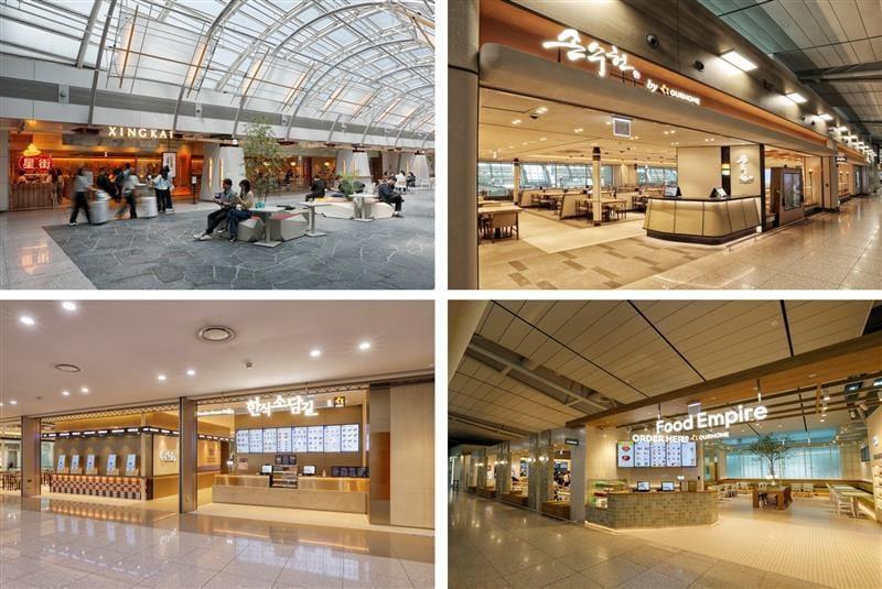 본문 이미지 - 인천공항 내 아워홈 컨세션 매장 전경.(아워홈 제공)