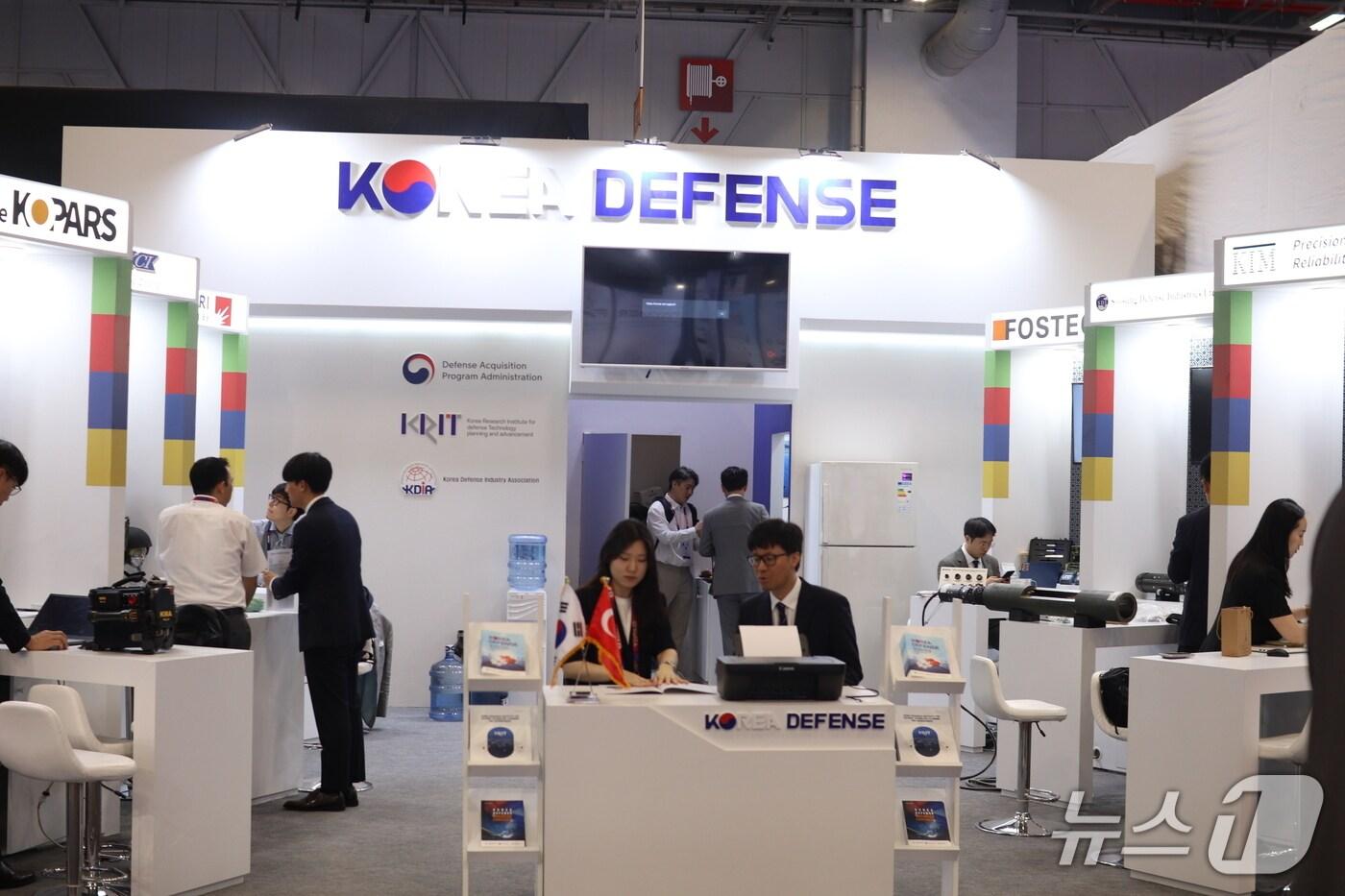 튀르키예 IDEF 통합한국관. &#40;방위사업청 제공&#41;