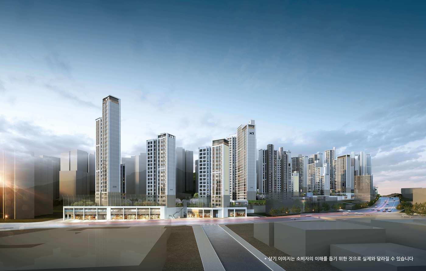  철산역자이 투시도&#40;GS건설&#41;