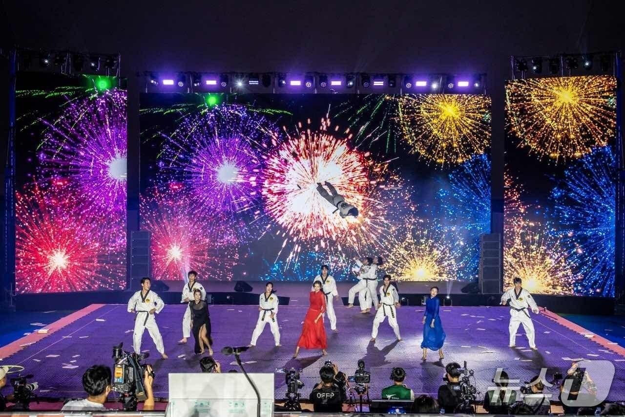 본문 이미지 - 춘천 태권도 대회.&#40;춘천시 제공, 재판매 및 DB금지&#41;