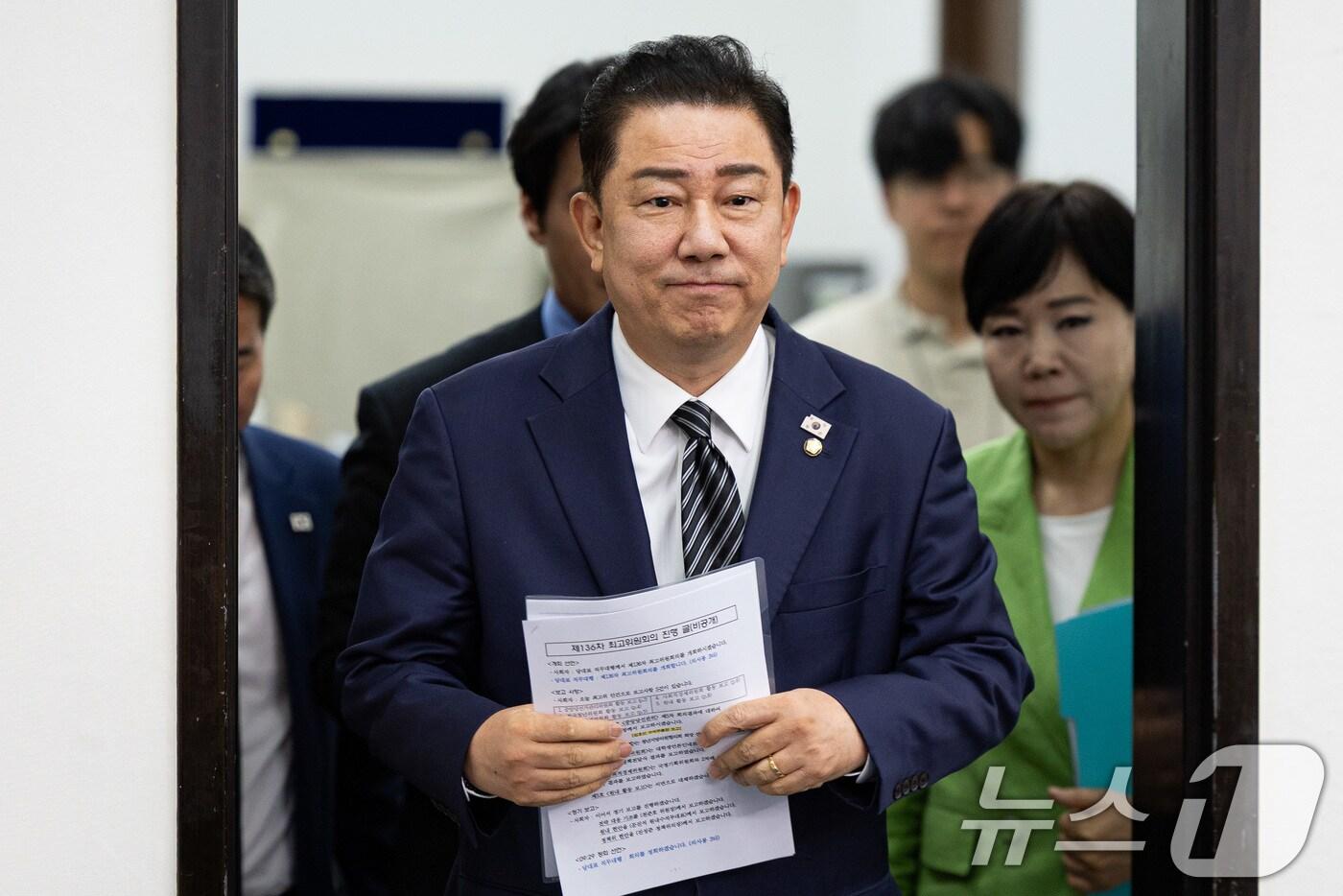 김병기 더불어민주당 당대표 직무대행 겸 원내대표. 2025.7.23/뉴스1 ⓒ News1 유승관 기자