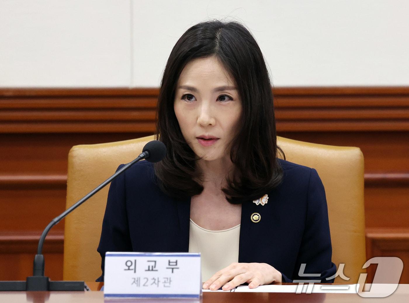 본문 이미지 - 김진아 외교부 2차관. 2025.7.23/뉴스1 ⓒ News1 임세영 기자