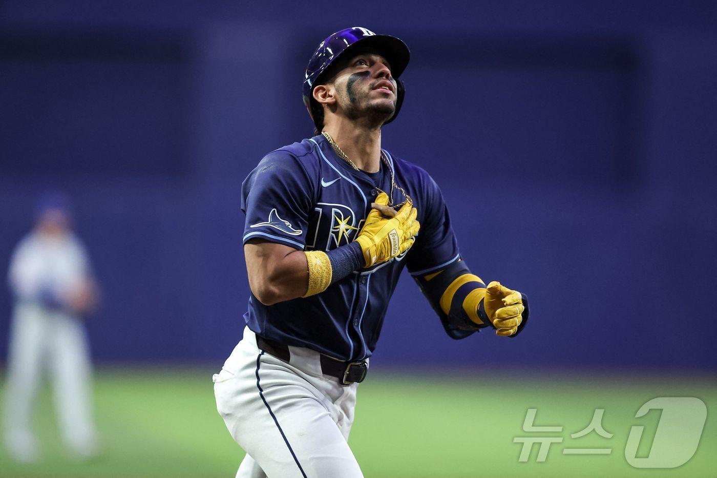 탬파베이 레이스의 호세 카바예로. ⓒ AFP=뉴스1
