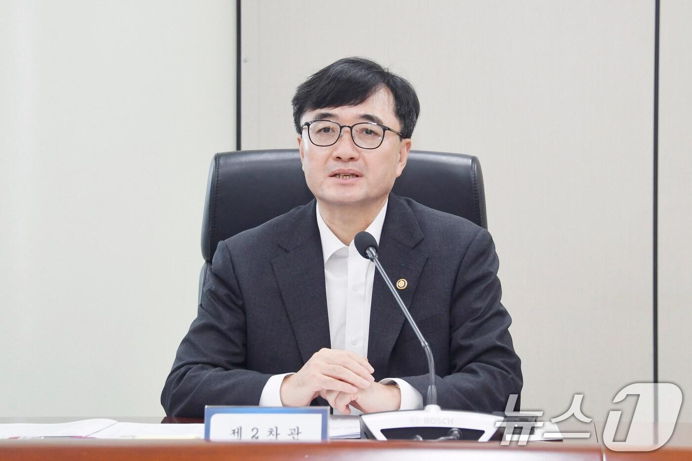 임기근 기획재정부 2차관이 23일 서울 서초구 한전아트센터에서 열린 &#39;제19차 공공기관 투자집행 점검회의&#39;를 주재하고 있다. &#40;기획재정부 제공. 재판매 및 DB 금지&#41; 2025.7.23/뉴스1