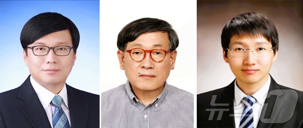 본문 이미지 - 제7회 문무대왕 해양대상 수상자인 박종진 경북대 교수, 최영호 해군사관학교 교수, 김준환 제주대 교수(왼쪽부터).(경북도 제공, 재판매 및 DB 금지)ⓒ News1 김대벽기자