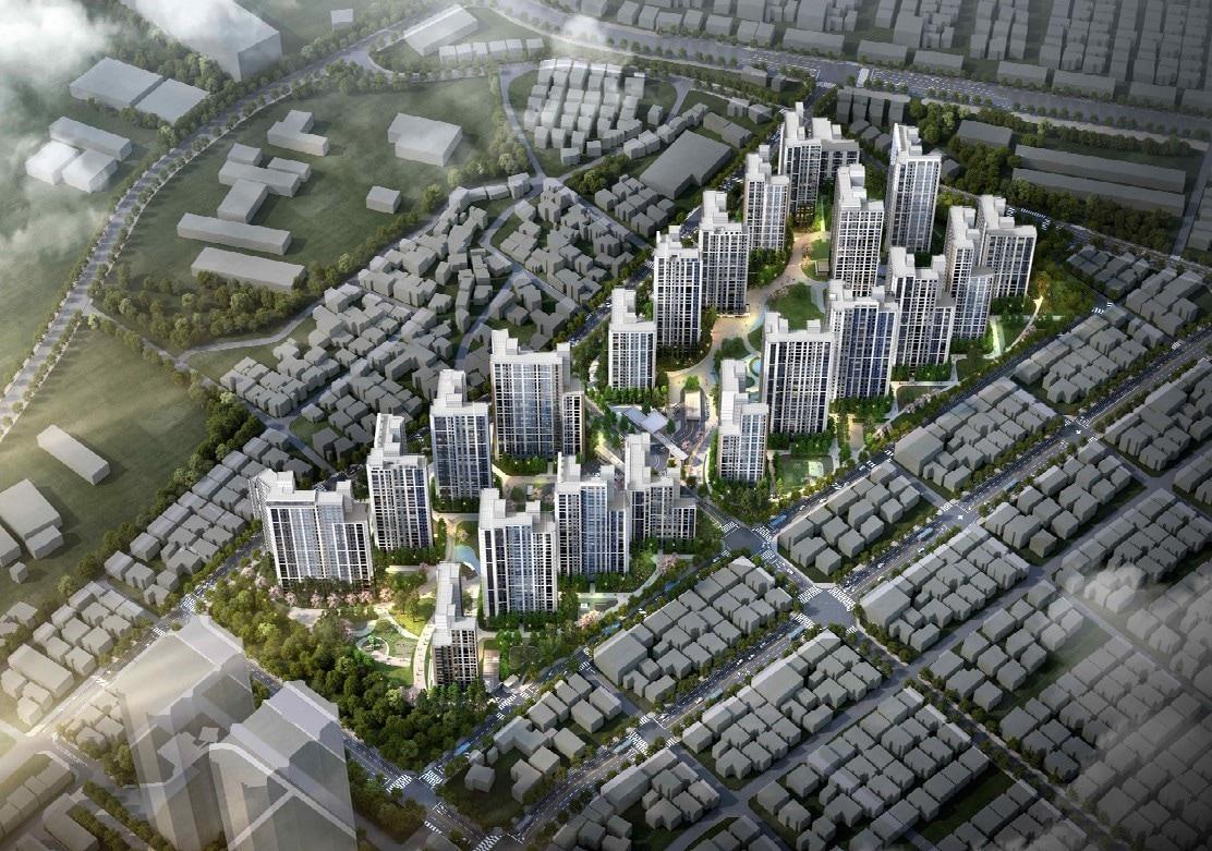 본문 이미지 - 청주센텀푸르지오 사직1구역 재개발사업지 조감도&#40;청주시 제공. 재판매 및 DB금지&#41;./뉴스1