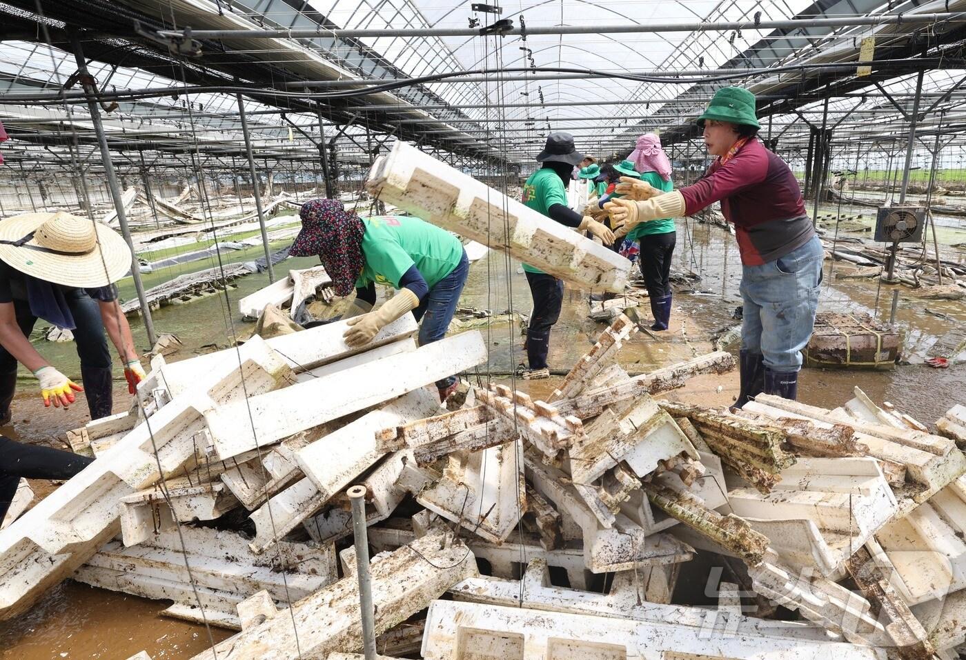  충남 예산군 수해복구 현장.(대전 동구 제공. 재판매 및 DB금지) 2025.7.23/뉴스1