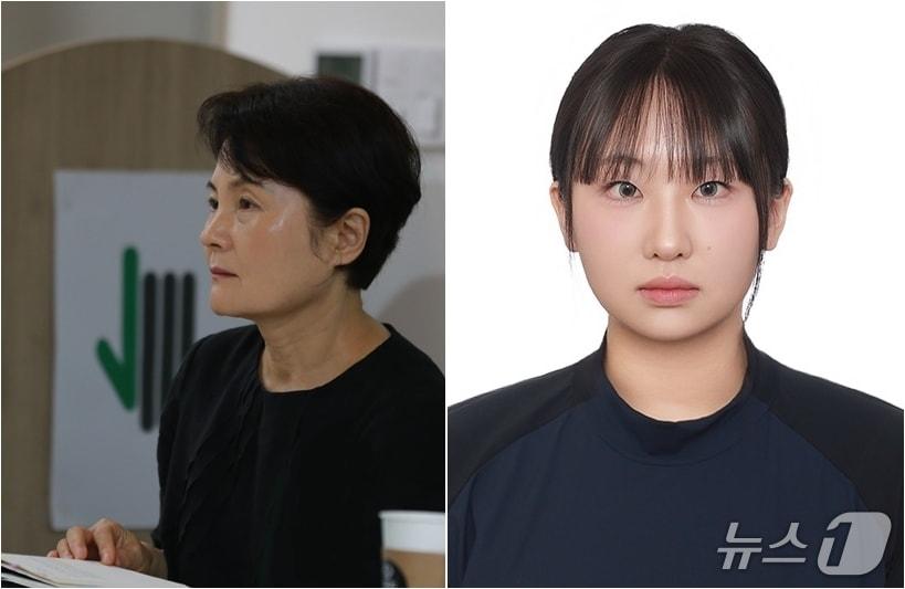 본문 이미지 - 김언희 시인(왼쪽)과  장윤아 씨 (보은군 제공, 재판매 및 DB금지)/뉴스1