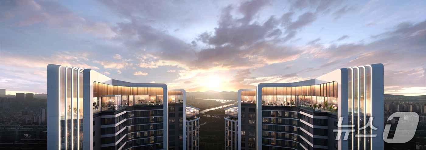 '래미안 루미원' 스카이 커뮤니티 조감도(삼성물산 제공)