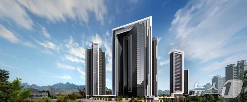 본문 이미지 -  방배 신삼호 재건축 아파트 예상 조감도 &#40;HDC현대산업개발 제공&#41;