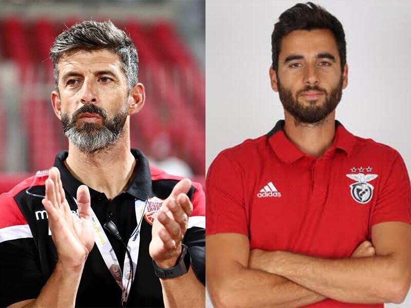 본문 이미지 - 축구대표팀 코칭스태프로 합류하게 된 포르투갈 출신의 페드로 로마 GK코치(왼쪽)와 누노 마티아스 피지컬 코치(대한축구협회 제공)