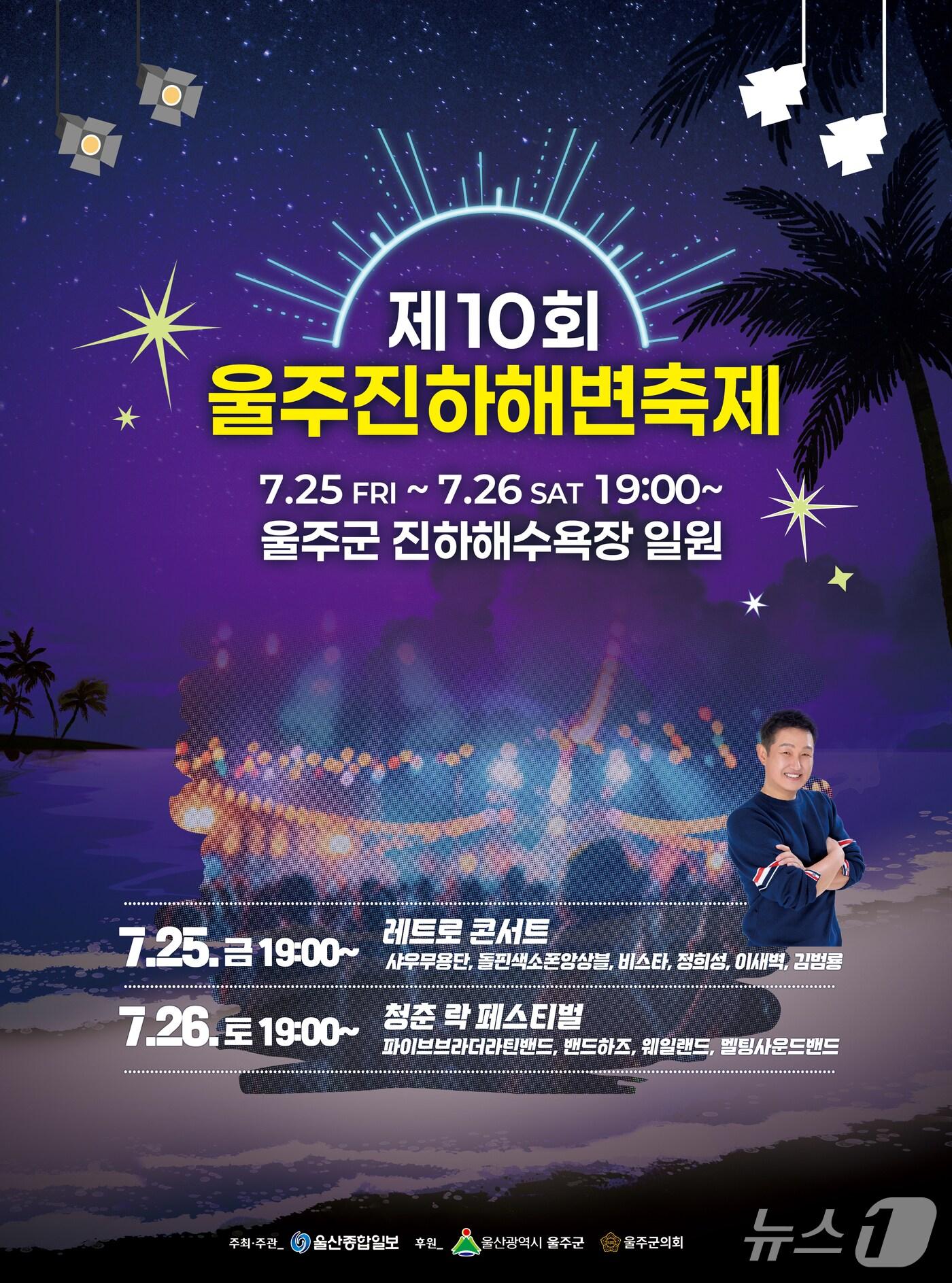 본문 이미지 - ‘2025 울주진하해변축제’ 홍보 웹 포스터. (울주군 제공. 재판매 및 DB 금지) /뉴스1