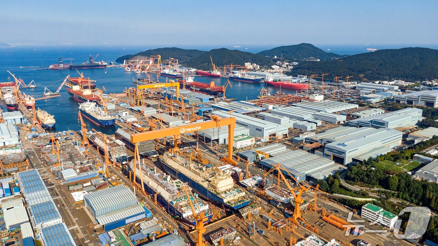 한화오션 거제사업장 전경.(한화오션 제공. 재판매 및 DB금지)