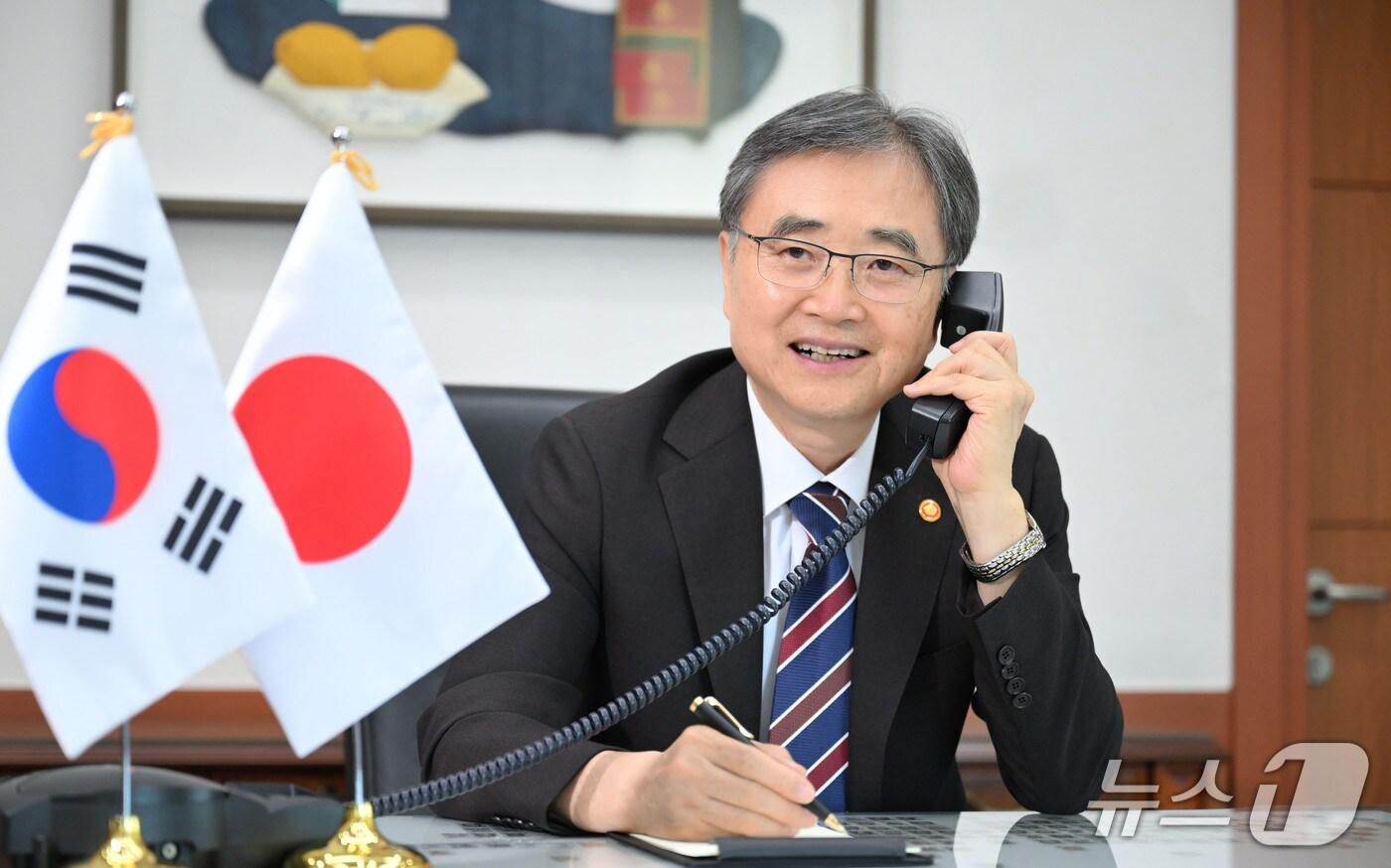 조현 외교부 장관은 24일 이와야 다케시일본 외무상과 취임 인사를 겸한 첫 전화 통화를 가졌다. 2025.07.24. (외교부 제공) 