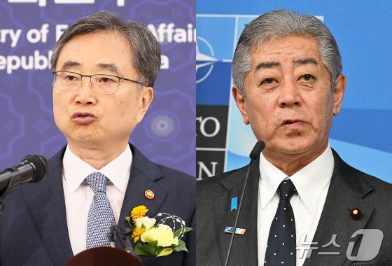 본문 이미지 - 조현 외교부 장관, 이와야 다케시 일본 외무상. 
