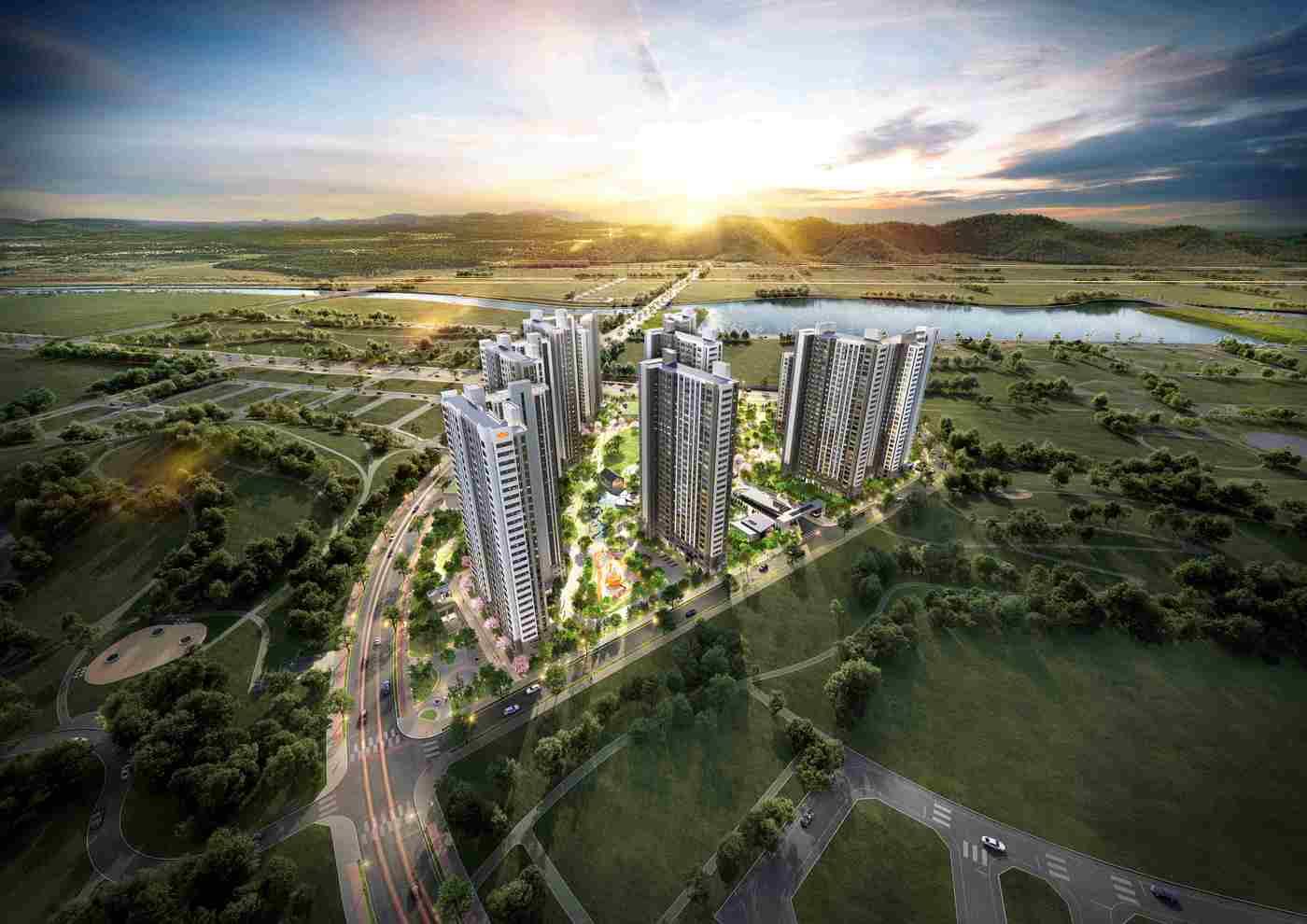 광명시흥 민간참여 공공주택사업 S1-10·B1-3블록 조감도./DL이앤씨 제공