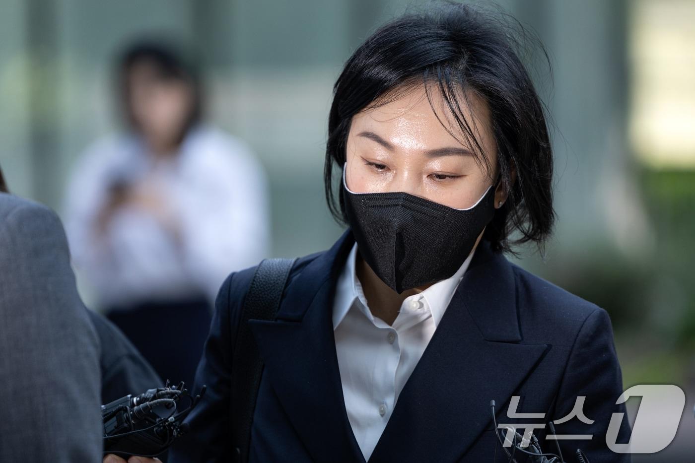 김건희 여사의 &#39;문고리 3인방 중 한 명으로 지목된 유경옥 전 행정관. 2025.7.25/뉴스1 ⓒ News1 이승배 기자