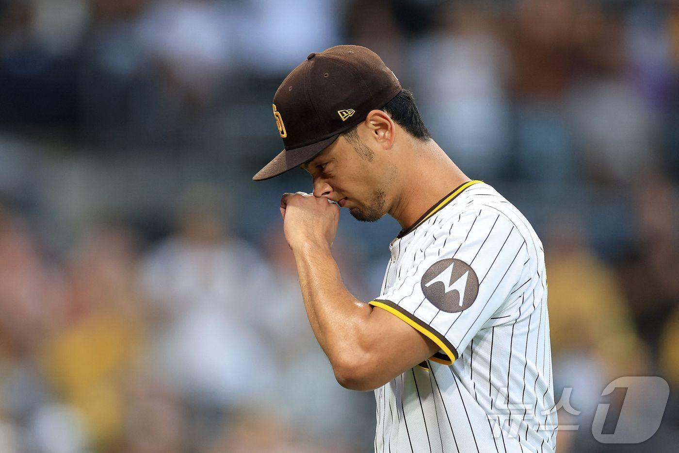 샌디에이고 파드리스의 일본인 투수 다르빗슈 유는 올해 메이저리그에서 네 차례 등판해 1승도 챙기지 못했다. ⓒ AFP=뉴스1